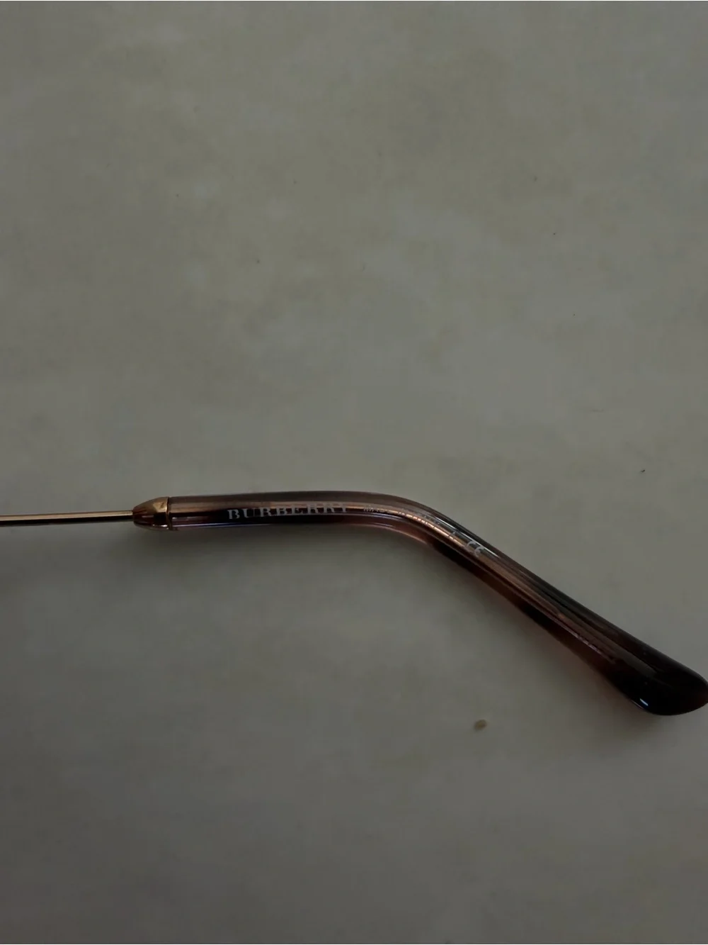 Burberry Gold Frame Aviator